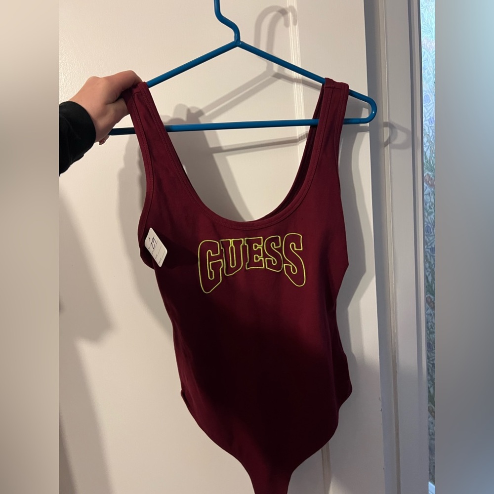 Guess maroon bodysuit